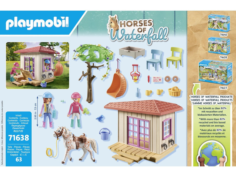 Playmobil - Horses of Waterfall - Horse Fans Clubshouse