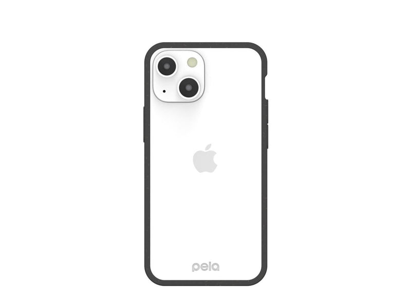 Pela Clear - iPhone 13 mini case - Black