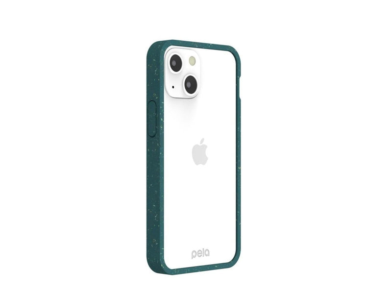 Pela Clear - iPhone 13 mini case - Green