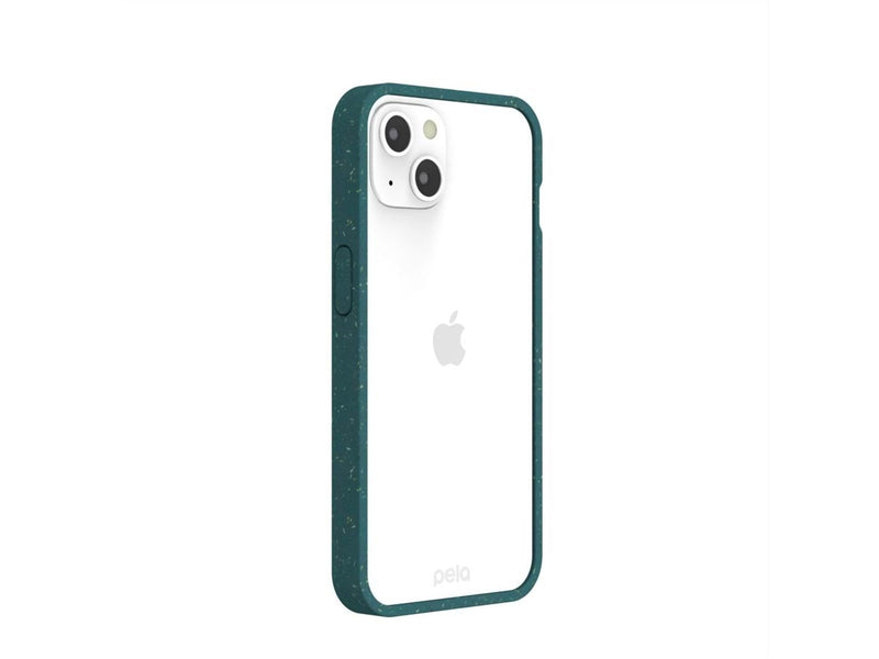 Pela Clear - iPhone 13 case - Green