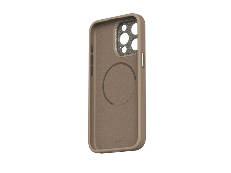 Moshi Napa for iPhone 15 Pro Max - Woodsmoke Brown
