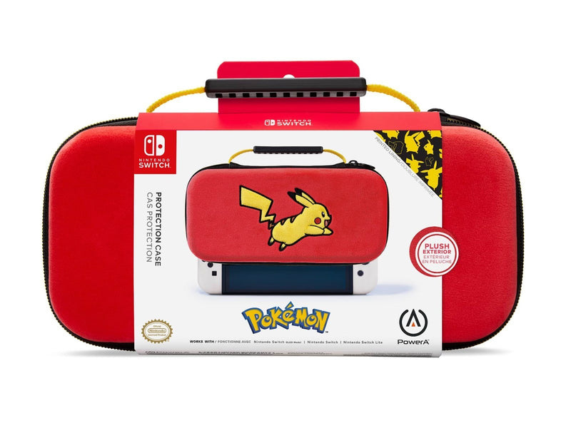 PowerA Schutzhülle für Nintendo Switch (OLED-Modell), Nintendo Switch und Nintendo Switch Lite - Pikachu-Sprung