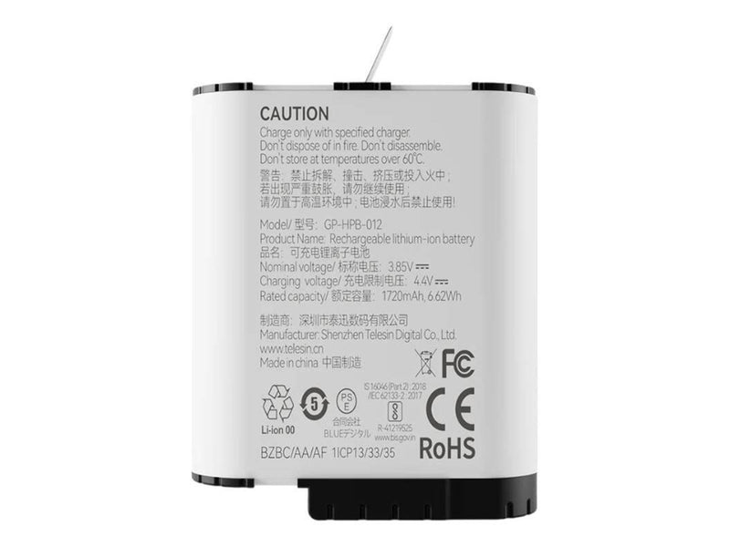 TELESIN High performance stamina battery for GoPro Hero 12/11/10/9