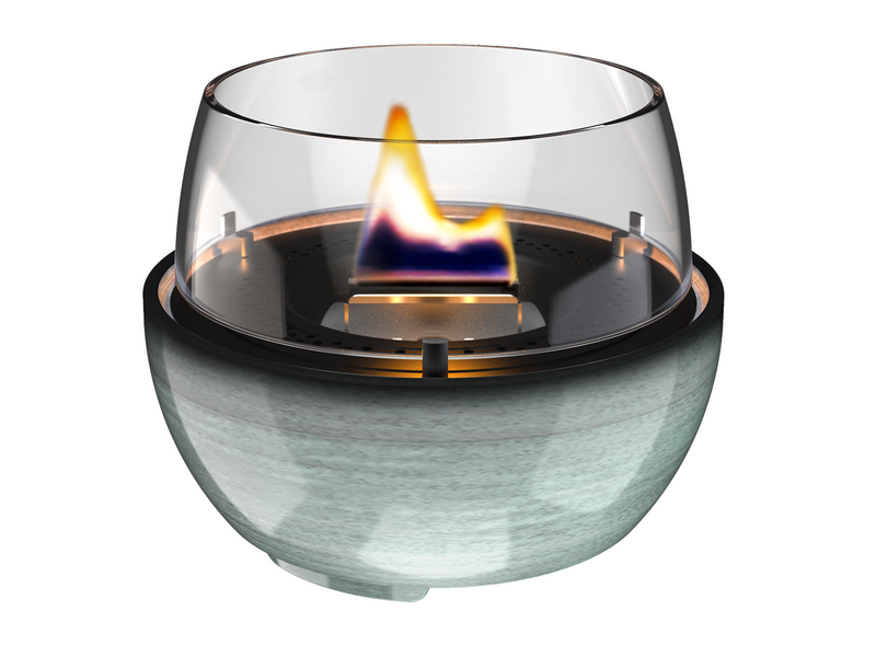 Tenderflame Tulip 14 Green Reactive Porcelain