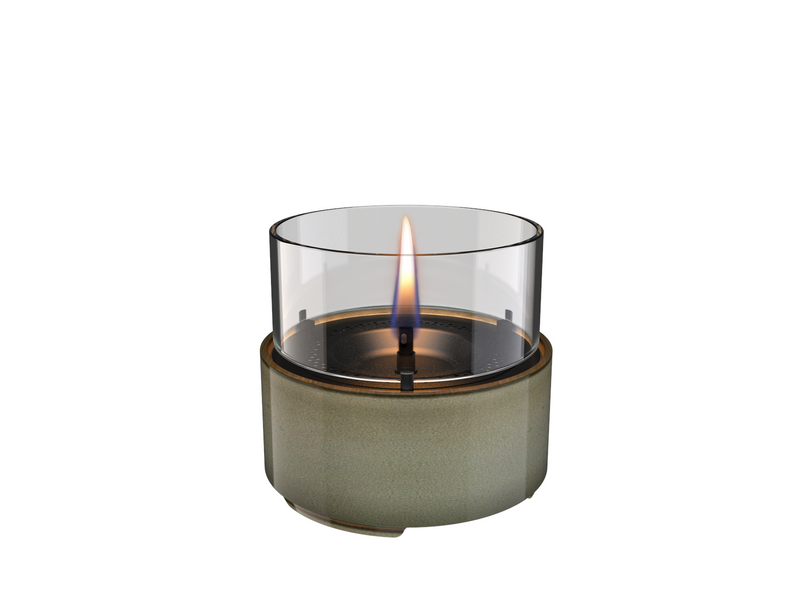 Tenderflame Café 14 Green Reactive Porcelain
