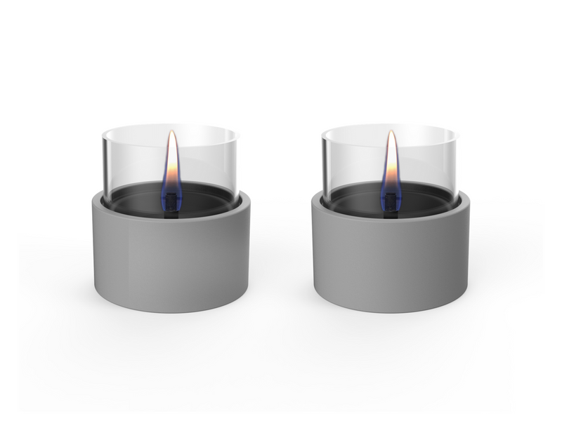 Tenderflame Breeze 10 2-Pack Grey Ceramic