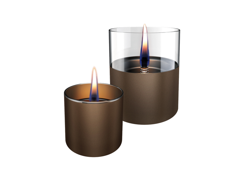 Tenderflame Lilly 8/10 Giftset Chocolate Glass