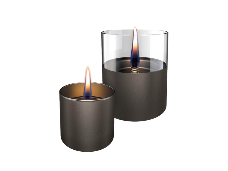 Tenderflame Lilly 8/10 Giftset Gun Metal Glass