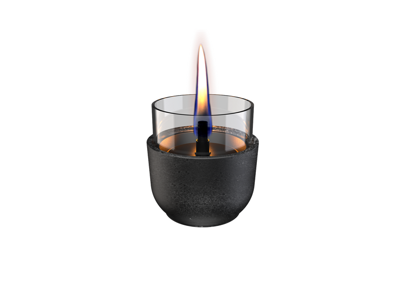 Tenderflame Violet 8 Black Lava Porcelain