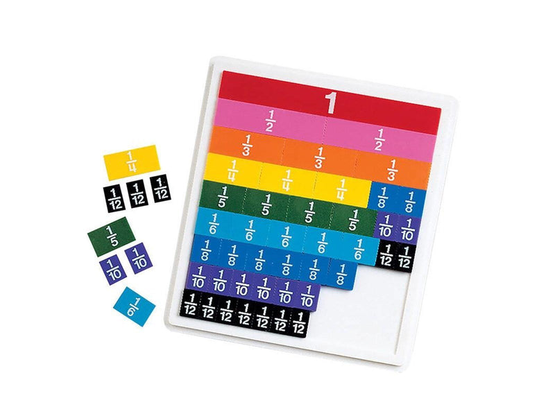 Learning Resources Rainbow Fraction Tiles With Tray