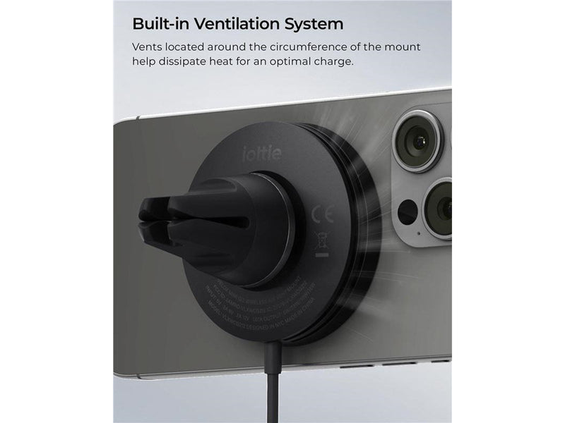 iOttie Velox MagSafe Qi2 Wireless Air Vent Mount