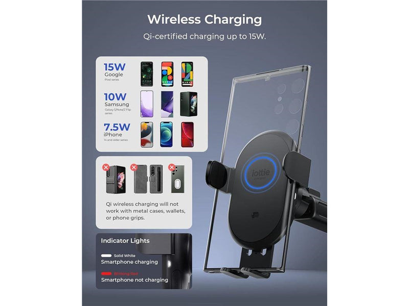 iOttie AutoSense 2 Wireless Dashboard & Windshield Mount