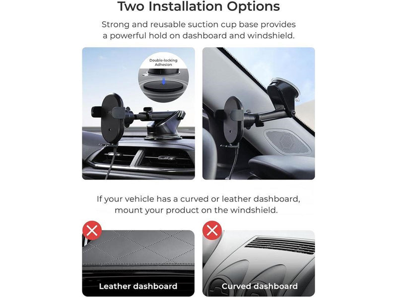 iOttie AutoSense 2 Wireless Dashboard & Windshield Mount
