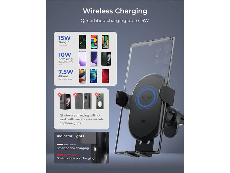 iOttie AutoSense 2 Wireless Air Vent Mount