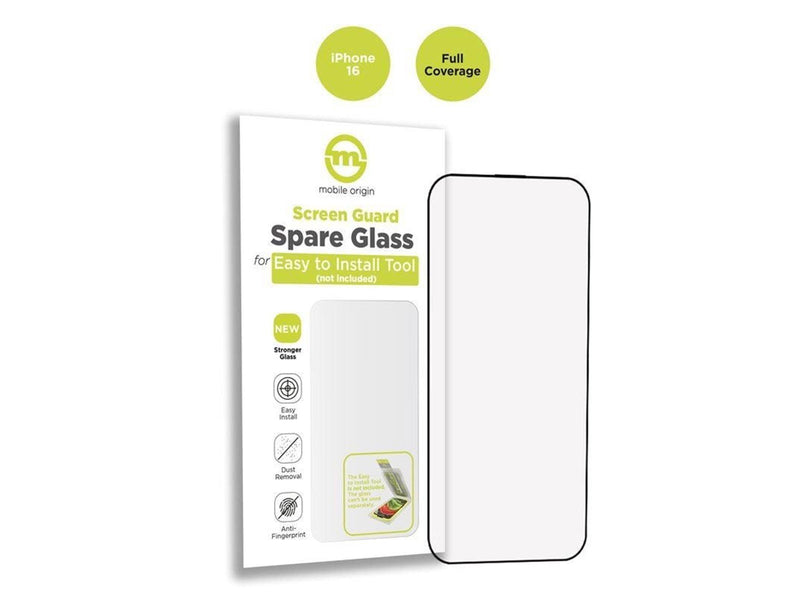 Mobile Origin Screen Guard Spare Glass Full Coverage - iPhone 16