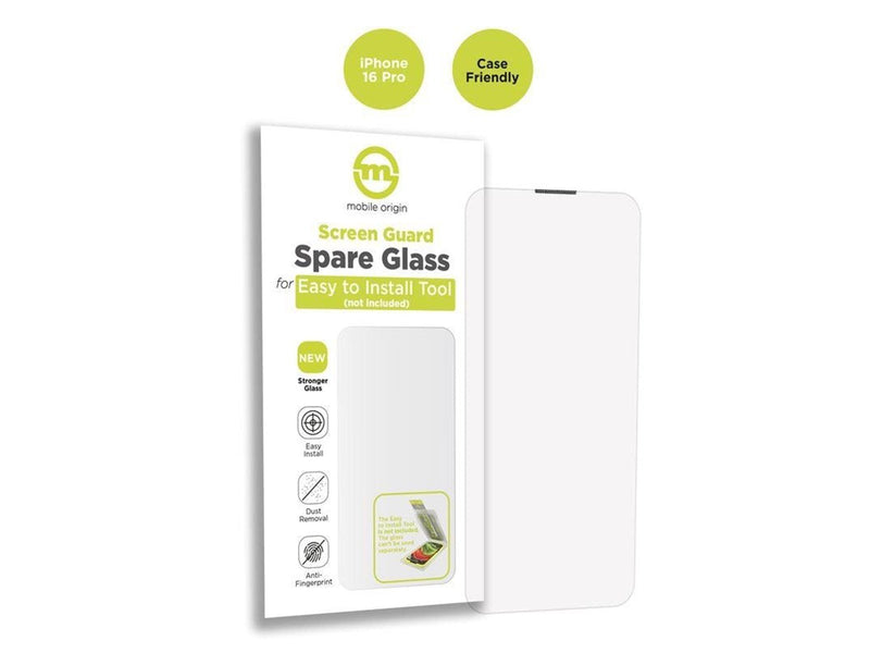 Mobile Origin Screen Guard Spare Glass Case Friendly - iPhone 16 Pro