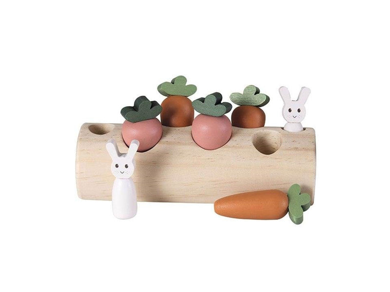 Egmont Toys Rabbit and Vegetables Log