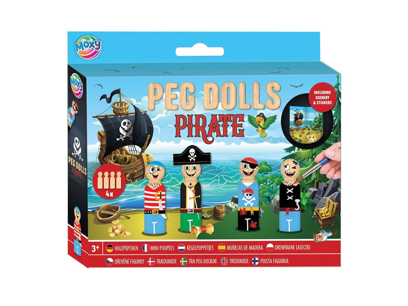 Creative Craft Group Wooden Cone Puppets Craft Set