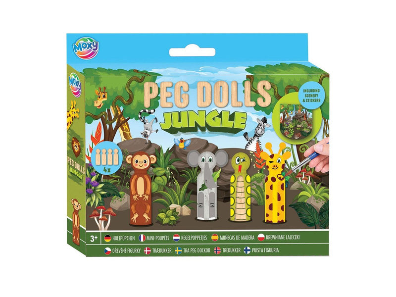 Creative Craft Group Wooden Cone Puppets Craft Set