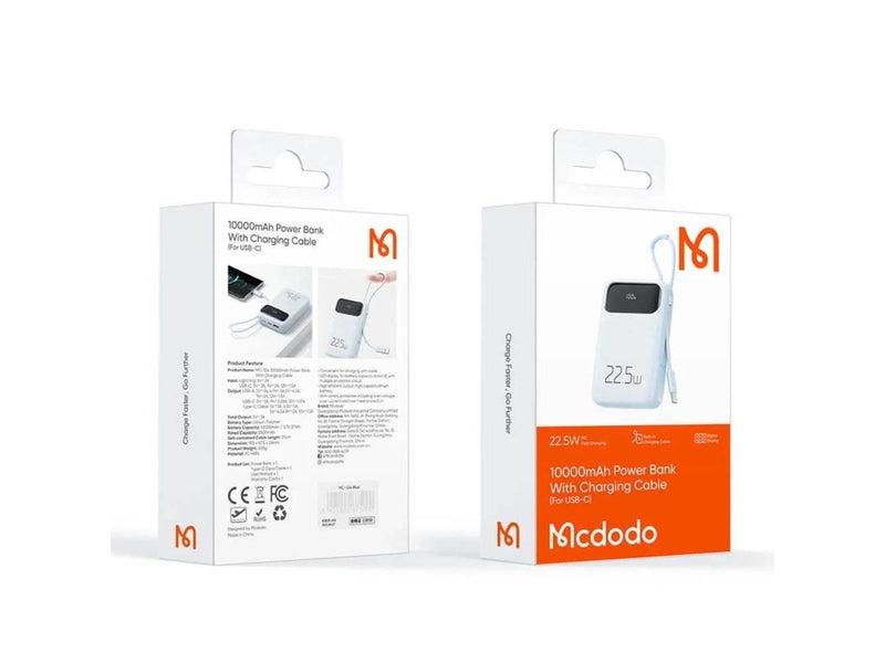 Mcdodo MC-3244 power bank Powerbank (Akku) - Blau - 10000 mAh