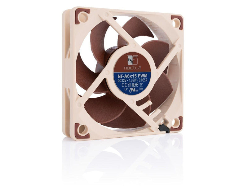 Noctua NF-A6x15 PWM - Gehäuselüfter - 60mm - Braun - 20 dBA