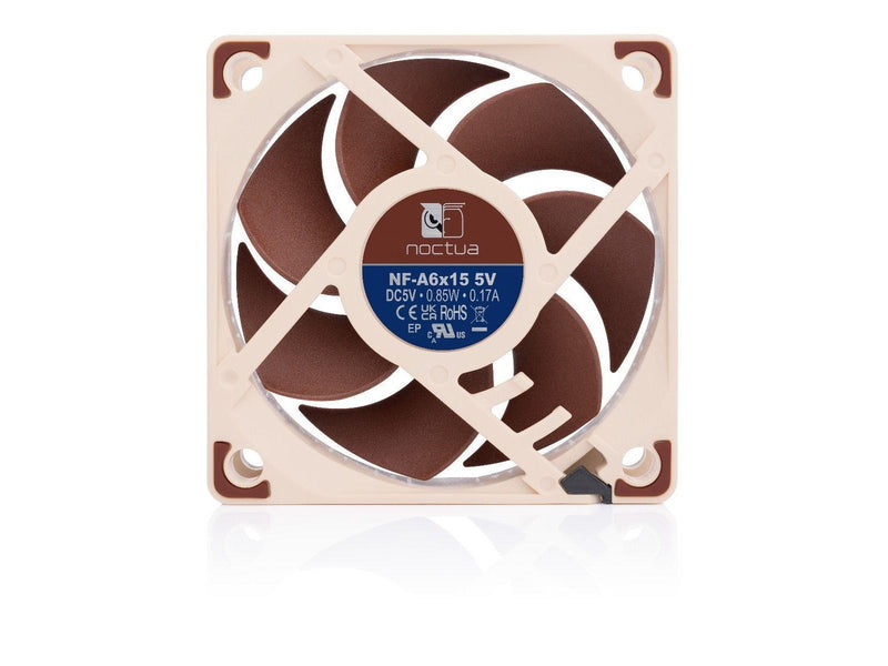 Noctua NF-A6x15 5V - Gehäuselüfter - 60mm - Braun - 20 dBA