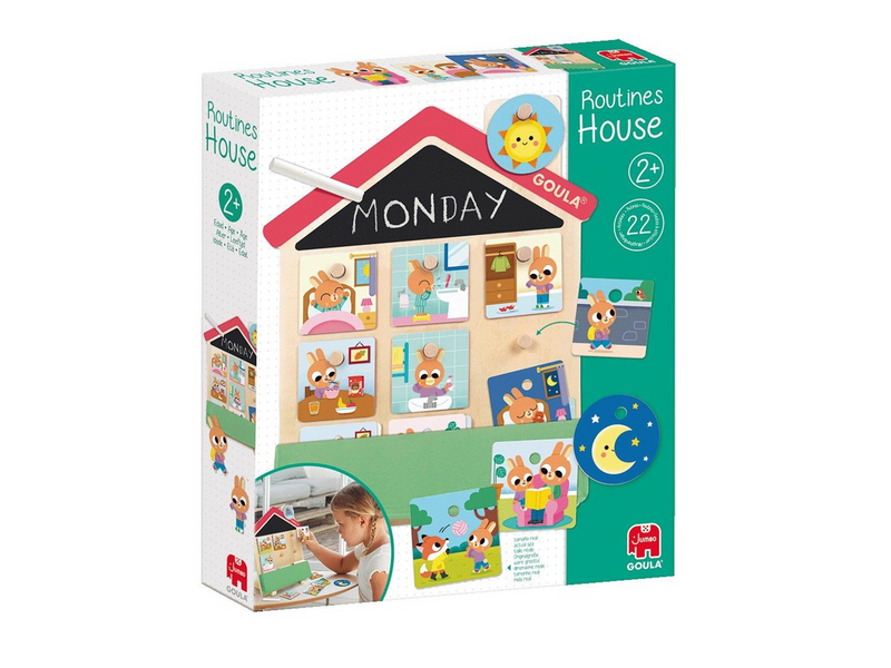 Jumbo Routines House Educational Wooden Game