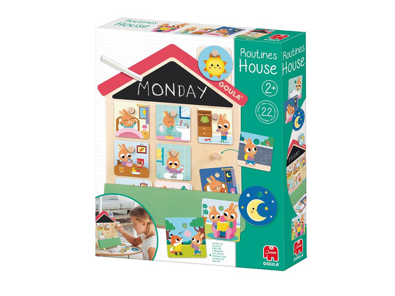 Jumbo Routines House Educational Wooden Game