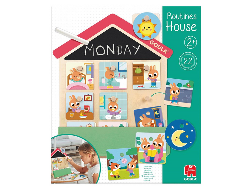 Jumbo Routines House Educational Wooden Game