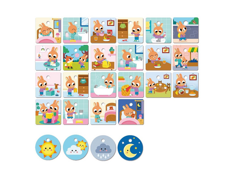 Jumbo Routines House Educational Wooden Game