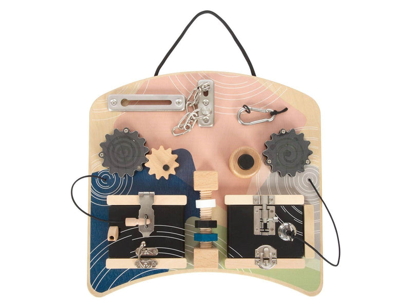 Small Foot Wooden Activity Board Rotation and Locks