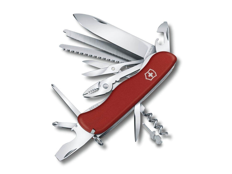 Victorinox WORKCHAMP Locking Blade Swiss Army Knife - 111mm Linear Lock Blade