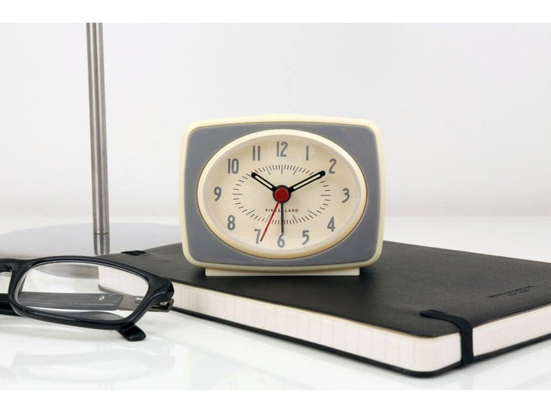 Kikkerland Small Classic Alarm Clock Grey (AC14-GR-EU)