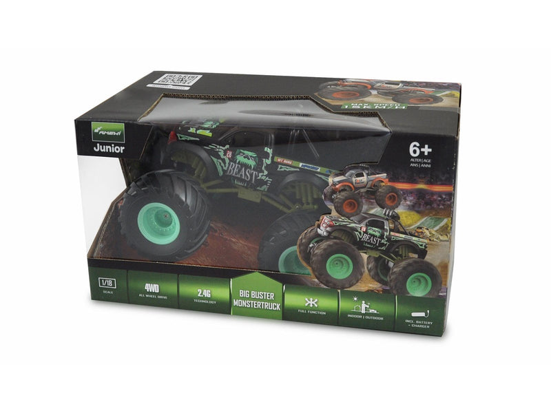 Amewi Big Buster Monster Truck 1:18 RTR Green