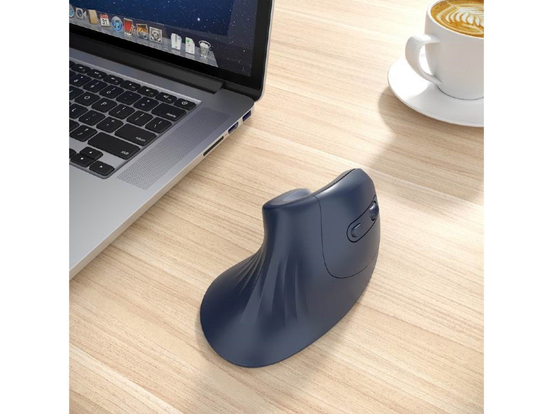 Gembird Ergonomic 6-button wireless optical mouse - Ergonomische Maus (Schwarz)