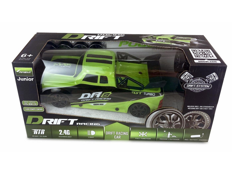 Amewi Drift Racing Car DRs 4WD 1:18 RTR Green