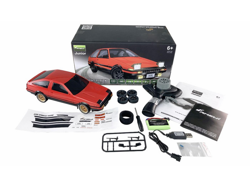 Amewi AE86 Sprinter Trueno Scale Drift Racing Car 1:18 RTR Red