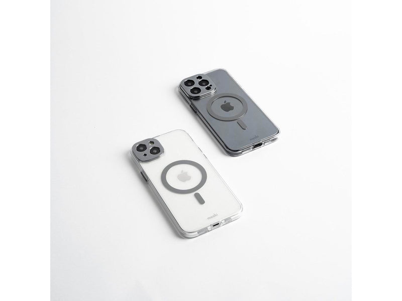 Moshi iGlaze for iPhone 15 - Lunar Silver