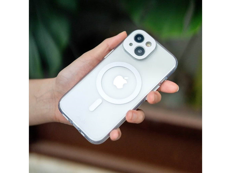 Moshi iGlaze for iPhone 15 - Lunar Silver