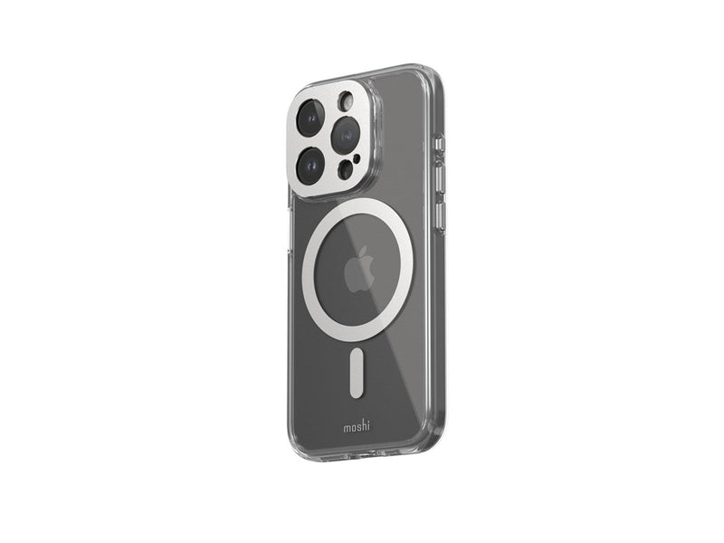 Moshi iGlaze for iPhone 15 Pro - Lunar Silver