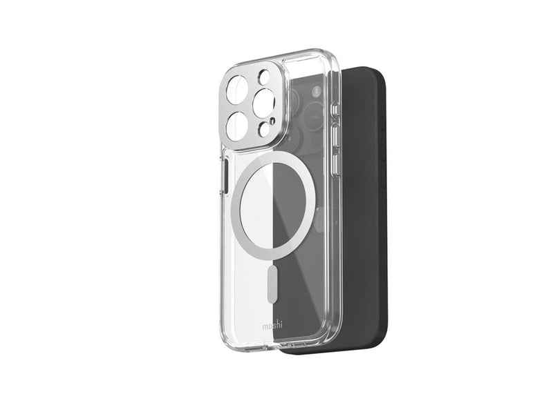 Moshi iGlaze for iPhone 15 Pro - Lunar Silver
