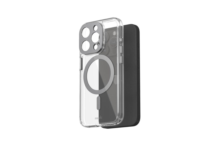 Moshi iGlaze for iPhone 15 Pro - Meteorite Grey