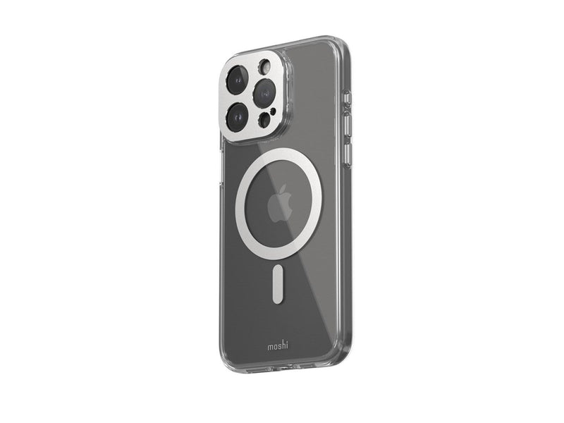 Moshi iGlaze for iPhone 15 Pro Max - Lunar Silver