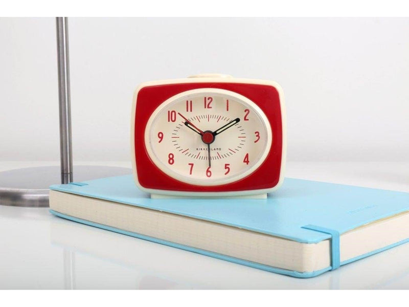 Kikkerland Small Classic Alarm Clock Red (AC14-RD-EU)