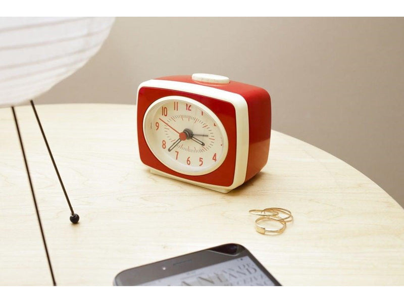 Kikkerland Small Classic Alarm Clock Red (AC14-RD-EU)