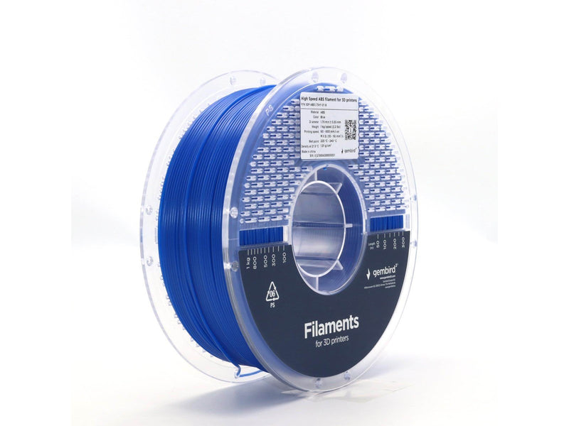 Gembird High Speed ABS - Blue - 1.75mm ø - 1 kg