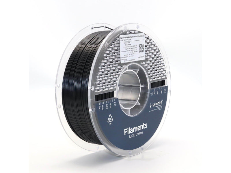 Gembird High Speed ABS - Schwarz - 1.75mm ø - 1 kg