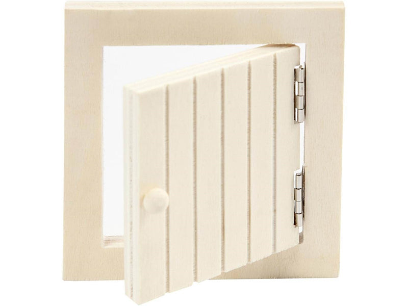 Creativ Company Mini Wooden Attic Hatch and Rope Ladder