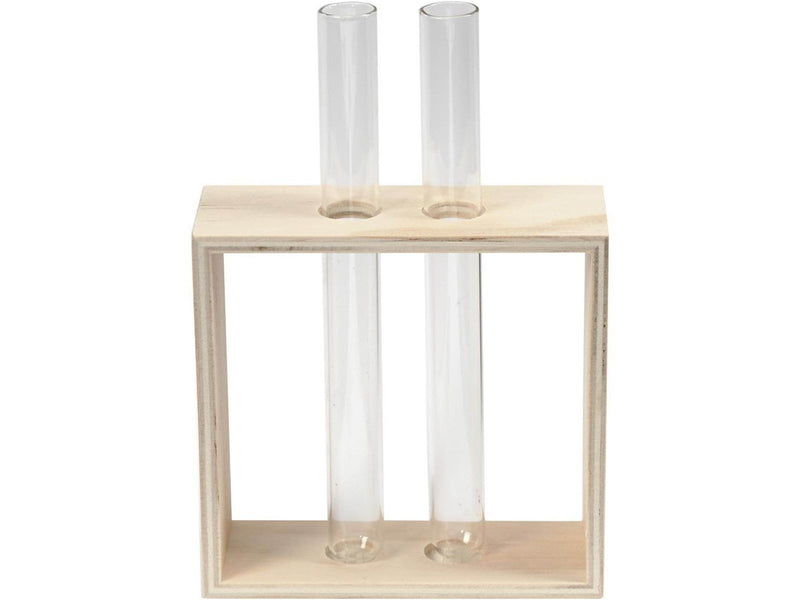 Creativ Company Wooden Rack with Test Tubes 3 pcs.