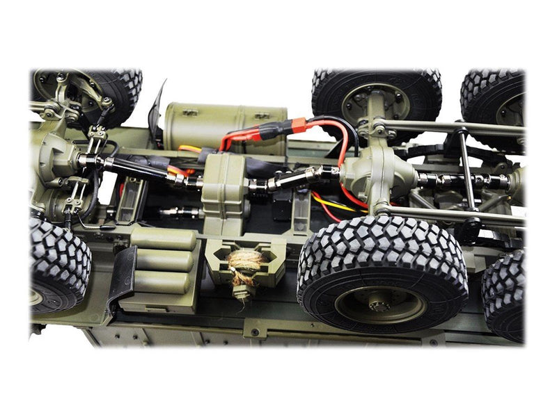 Amewi US Military Truck 8x8 RTR 1:12 With Loading Area - Green